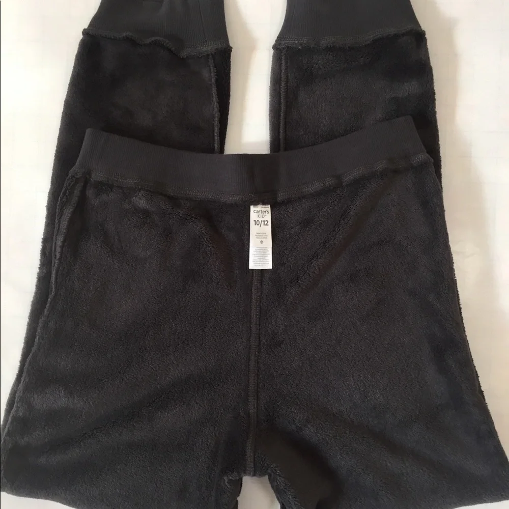 Unisex warm cozy pull-on fuzzy jogger Sz 27x26